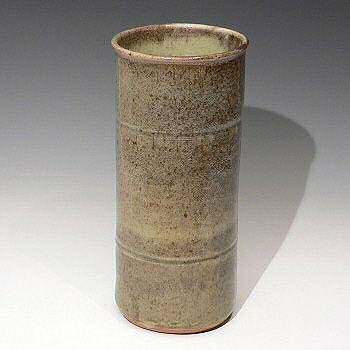 Aylesford Pottery, large cylindrical vase