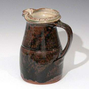 Stoneware jug.