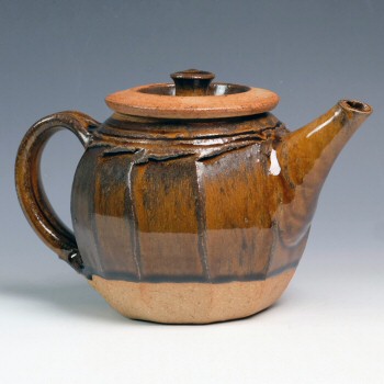 Richard Batterham large brown teapot