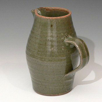 Leach Pottery, Celadon glazed coffee pot