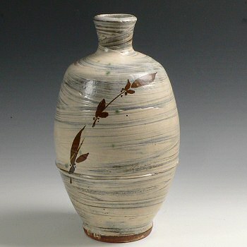 Hakeme bottle with glass decoration