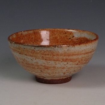 Deborah Mitchell small shino glazed bowl
