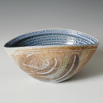 Mandy Parslow salt glazed oval bowl
