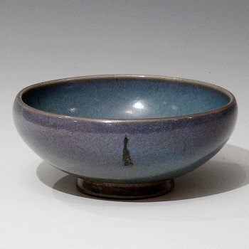 Charles Vyse chun glazed shallow bowl
