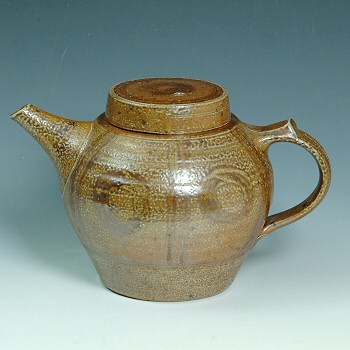 Sarah Walton salt glazed teapot