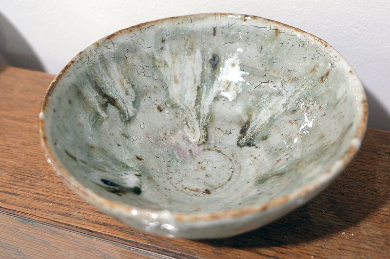 Akiko Hirai - Tea bowl interior