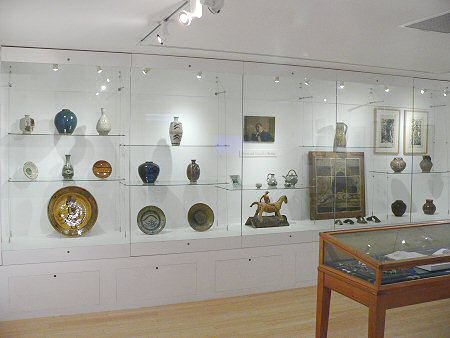 View across the exhibition