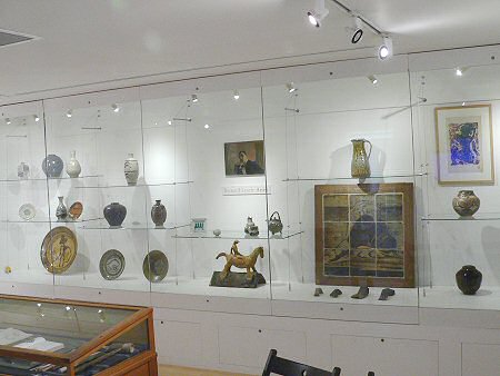 View across the exhibition