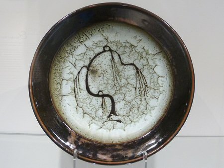 David Leach willow tree charger