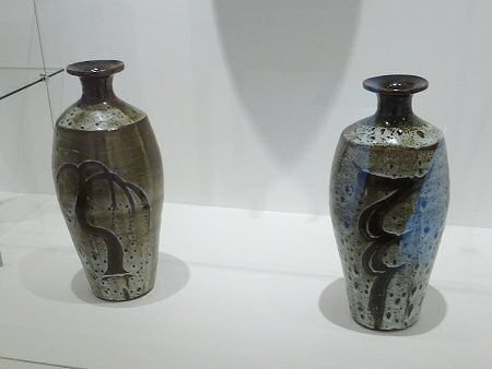 David Leach bottle vases