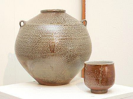 Mark Griffiths - Globular pot and yunomi