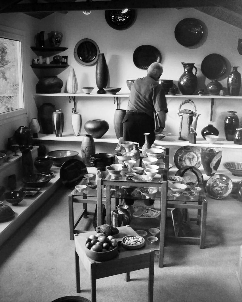 Pots in Christine Halstead's house