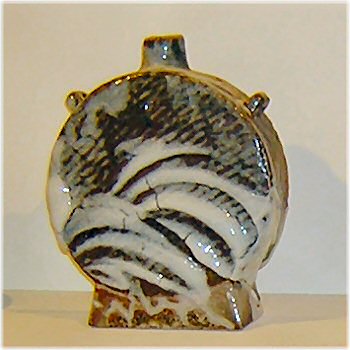 Ash glaze Yohen vase
