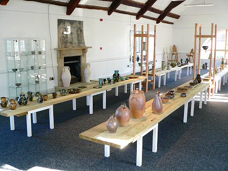 View across the exhibition