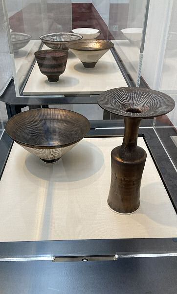 Lucie Rie - Exhibition pots