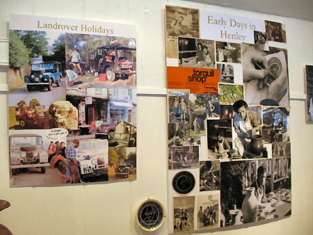 Photo montages of holidays and early days at Henley