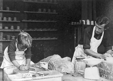Reg and Paul at work