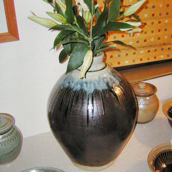 Stoneware vase