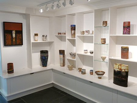 View across the exhibition