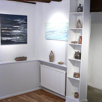 View across exhibition at Bettles