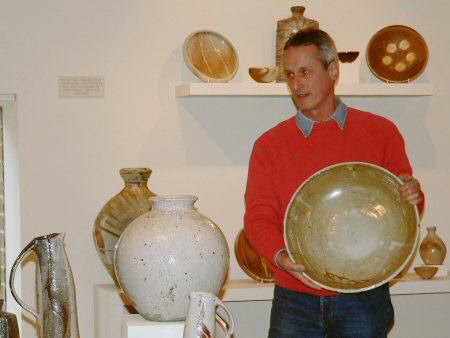 Alistair Hawtin with Bill Marshall bowl
