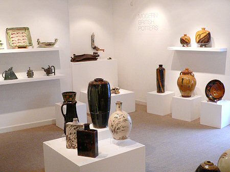 View across the exhibition