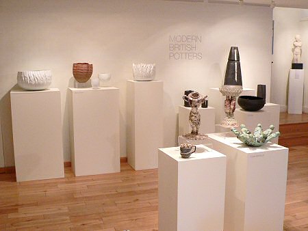View across the exhibition