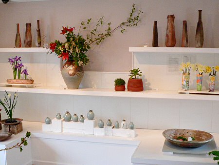 View across the exhibition