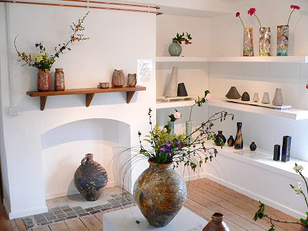 View across the exhibition