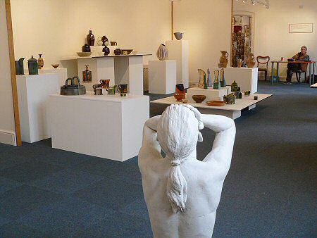 View across the exhibition