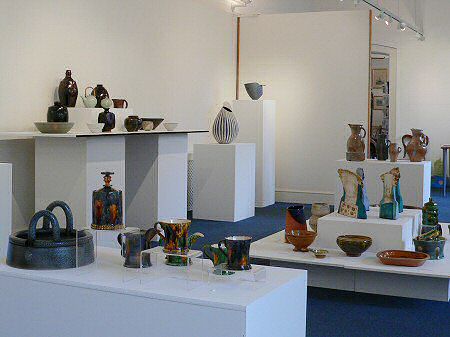 View across the exhibition