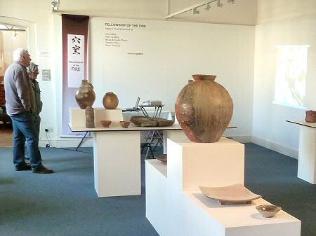 View across the exhibition