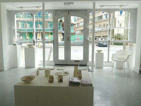 View across the exhibition
