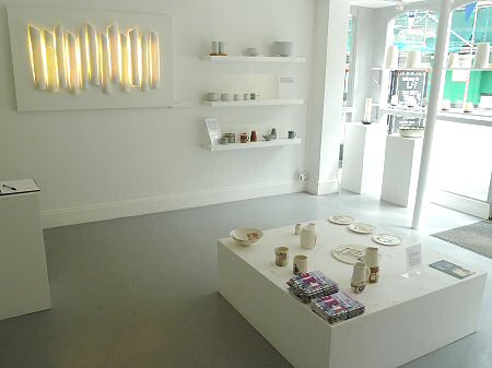 View across the exhibition