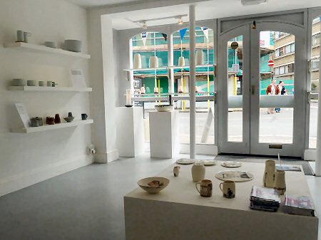 View across the exhibition