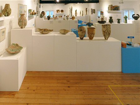 View across the exhibition