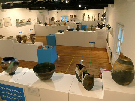 View across the exhibition