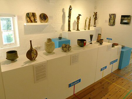 View across the exhibition