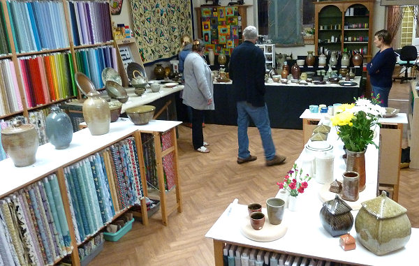 View across the exhibitio