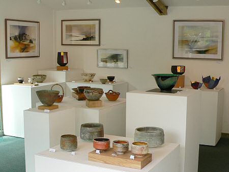 View across the exhibition