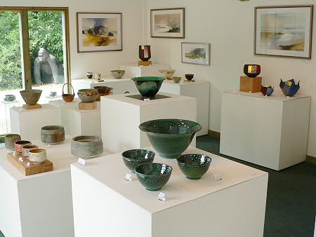 View across the exhibition
