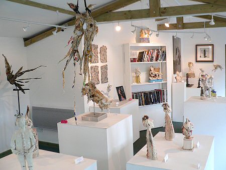 View across the exhibition
