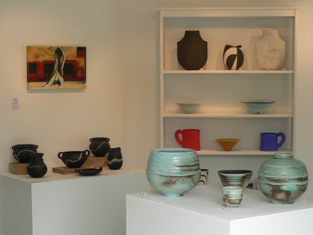 View across the coachhouse gallery