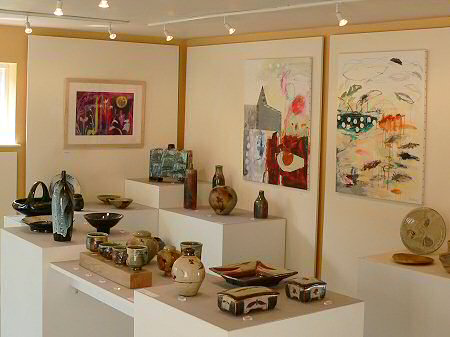 View across the exhibition