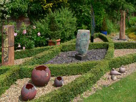 Ceramics in the garden