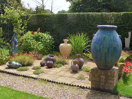 Ceramics in the garden
