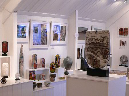 View across the exhibition