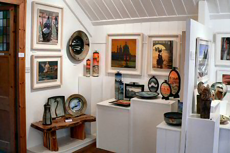 View across the exhibition