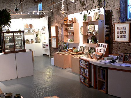 View across the exhibition