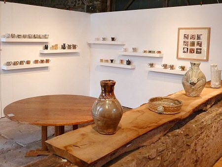 View across the exhibition